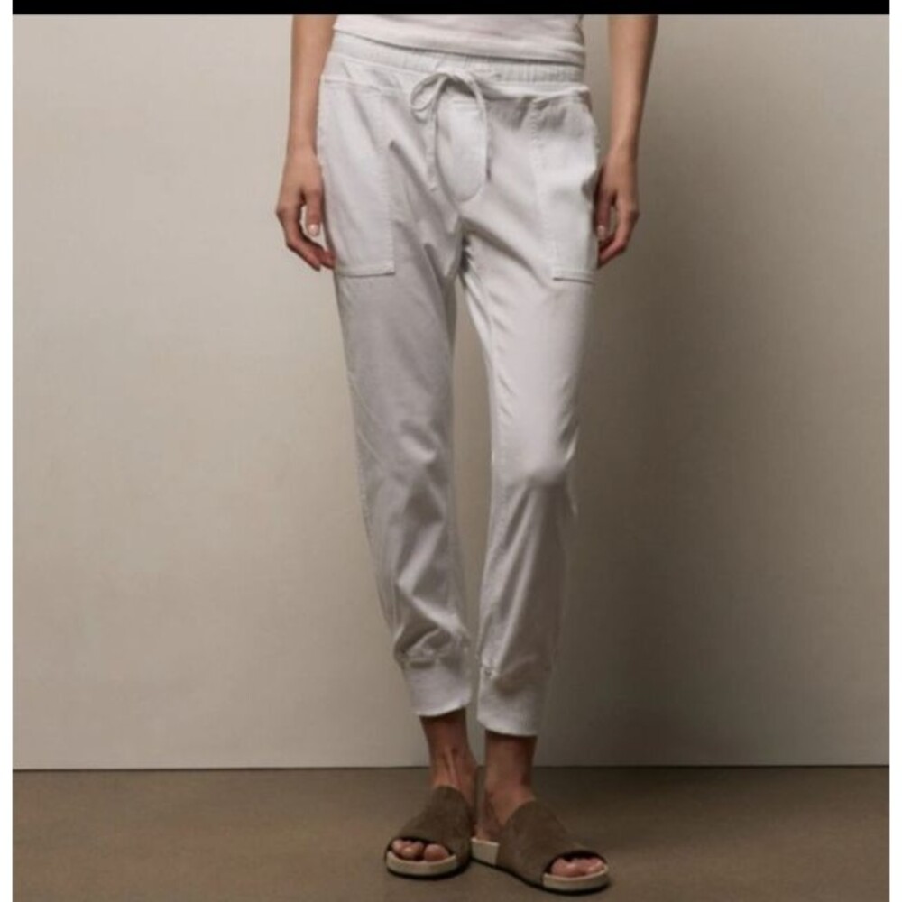 James Perse Mixed Media Jogger Pants size 1 SMALL Streetwear Athleisure Preppy *
